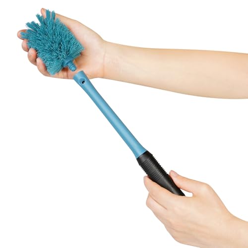 2-in-1 Bottle Brush and Straw Cleaner Brush, Smokey Blue, 1 Pack
