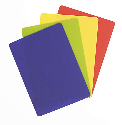 Heavy Duty Grippmat Flexible Cutting Board Set of Four 8 x 11 inches (4 Count)