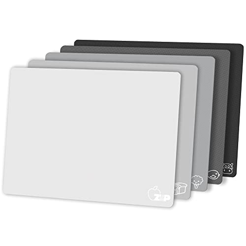 Flexible Plastic Cutting Board Set of 5 Gradient Color (5 Count)