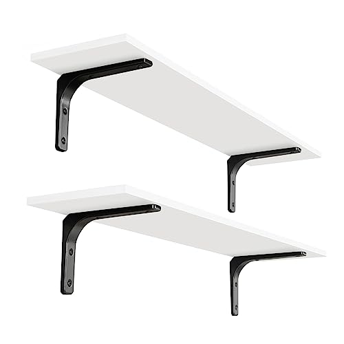 Long Wall Shelves (2 Count)