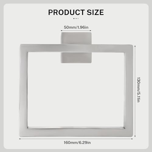 Brushed Nickel Towel Ring Towel Holder for Bathroom Bath Towel Hanger Stainless Steel Bathroom Hardware Accessories Wall