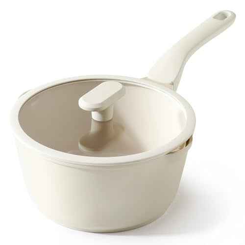 Ceramic Nonstick Saucepan with Lid