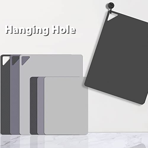 Flexible Plastic Cutting Boards for Kitchen Set of 6 (6 Count)