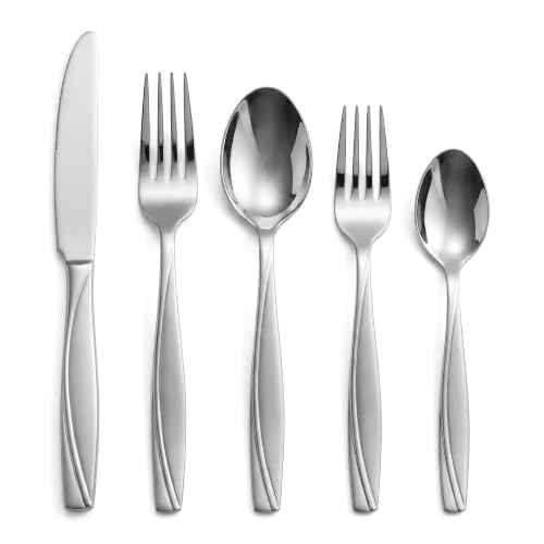 30 Piece Stainless Stee Silverware Set for 6 (30 Count)