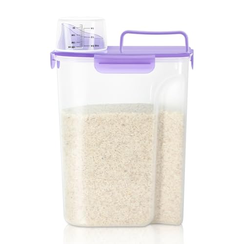 10LBS Airtight Rice Food Storage Container BPA Free