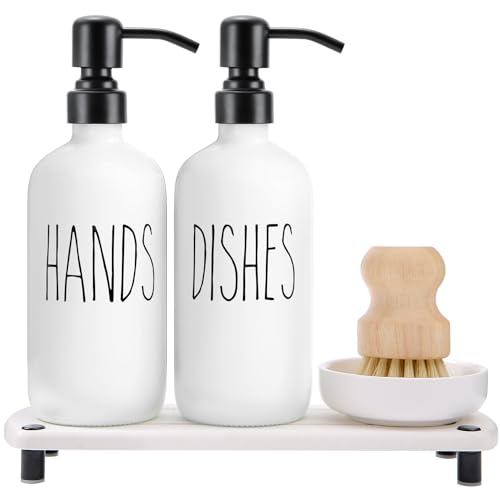 Soap Dispenser Set Comes with Stainless Steel Pumps