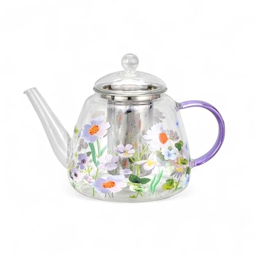 Heat Resistant Glass Teapot with Infuser