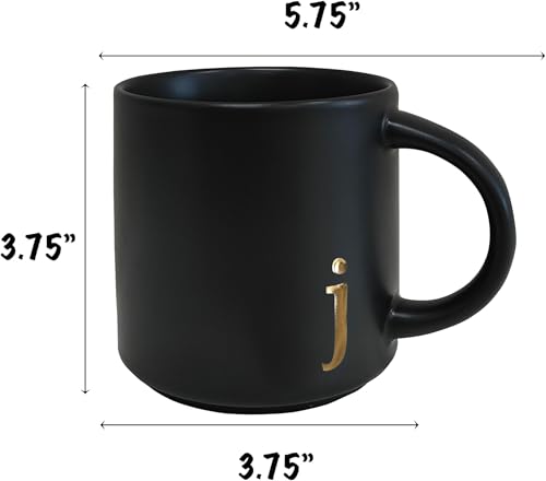 Black Ceramic Coffee Mug