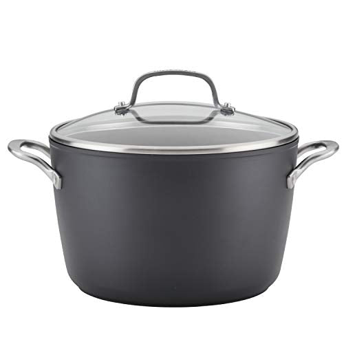 Hard Anodized Induction Nonstick Stock Pot with Lid