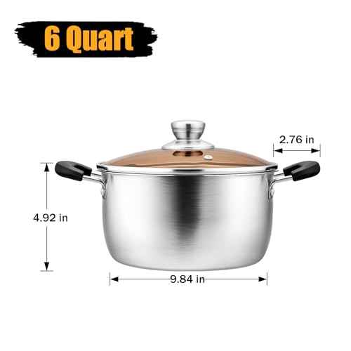 6 Qt Stockpot with Lid