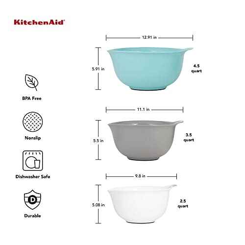 Universal Nesting Plastic Mixing Bowls (3 Count)
