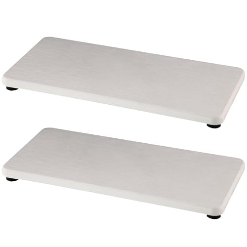 2Pcs Stone Soap Trays Water Absorbing Diatomite Coaster (2 Count)