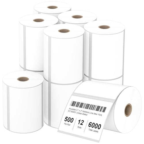 4" x 3" Direct Thermal Labels (500 Count)
