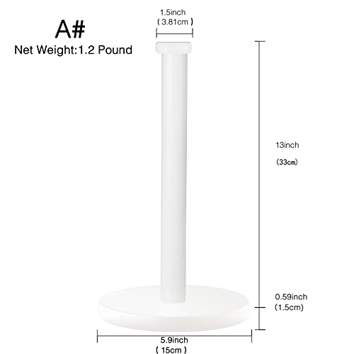 White Paper Towel Holder