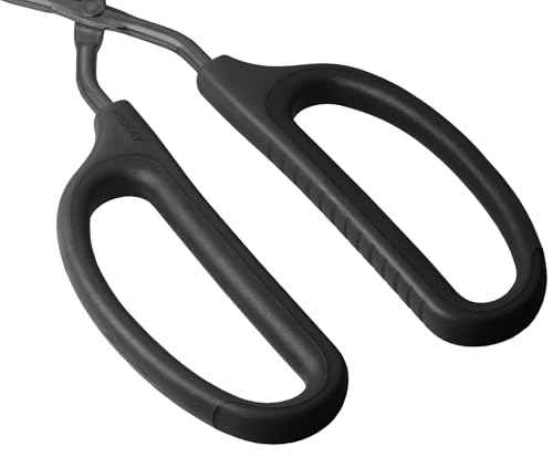 Stainless Steel Kitchen Scissor Tongs 10" and 12" Set (2 Count)