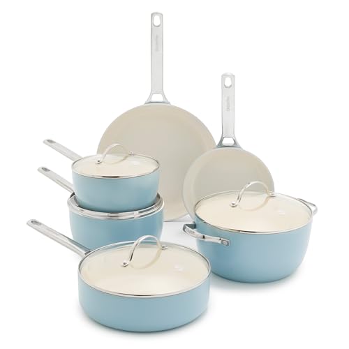 Padova Pro 10 Piece Cookware Pots and Pans Set