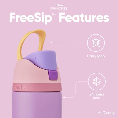 Princess FreeSip Stainless Steel Water Bottle 24 oz Rapunzel