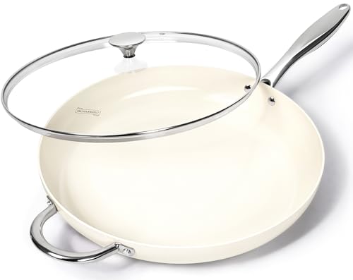 14 Inch Nonstick Frying Pan with Lid