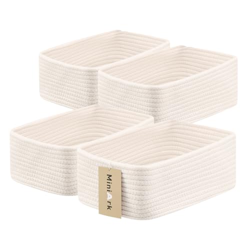 Small Storage Baskets for Organizing (4 Count)