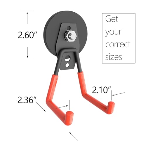 Garage Magnet Hooks (4 Count)