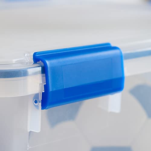 3 Pack 74 Qt Storage Bins with Gasket Lids (3 Count)