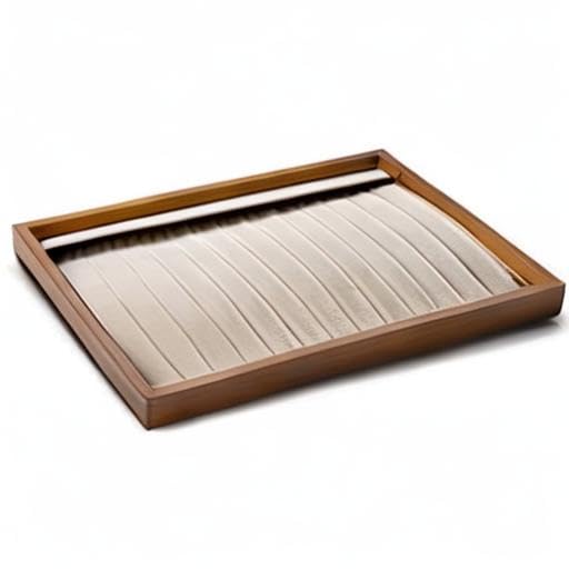 Wood 13 Grids Necklace