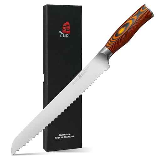 Bread Knife 10 inch Upgraded Serrated Knife for Homemade Sourdough Bread