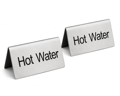 Stainless Steel Table Tent Sign (2 Count)