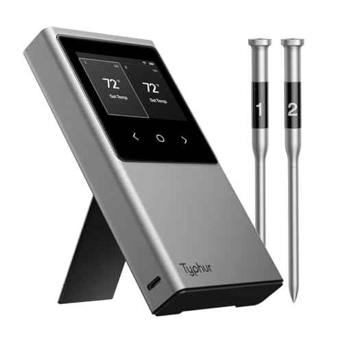 Wireless Meat Thermometer with Smart WiFi Connectivity (2 Count)