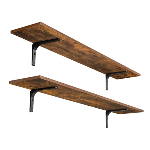 Long Wall Shelves (2 Count)