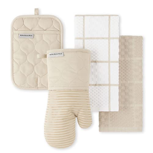 Quilted Cotton Terry Cloth Oven Mitt