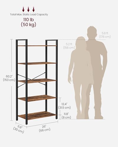 5 Tier Bookshelf