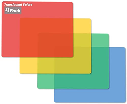 Flexible Plastic Cutting Boards for Kitchen (4 Count)