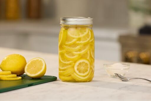 Wide Mouth Glass Mason Jars with Lids and Bands (2 Count)