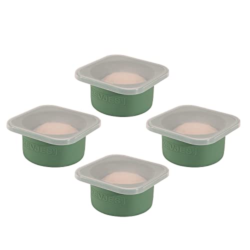 500ml Individual Pizza Dough Proofing Container with Airtight Lid (4 Count)