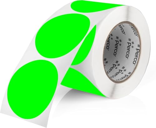 Neon Green Round Circle Dot Sticker 3