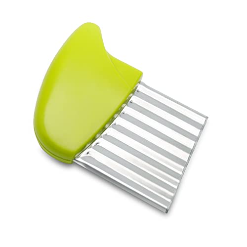 Stainless Steel Potato Crinkle Cutter Carrot Wavy Knife French Fry Slicer Vegetable Wavy Chopper