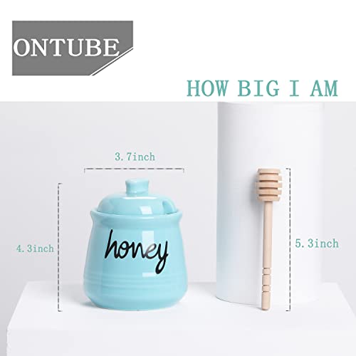 Honey Jar with Dipper and Lid (12 Ounce)