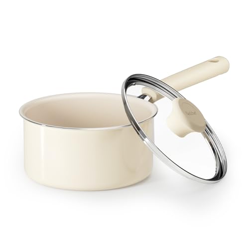 Ceramic Nonstick Saucepan with Lid