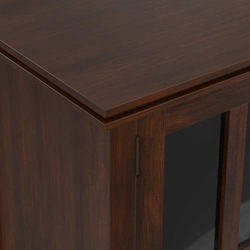 Artisan 66" Wide Solid Wood Sideboard in Russet Brown