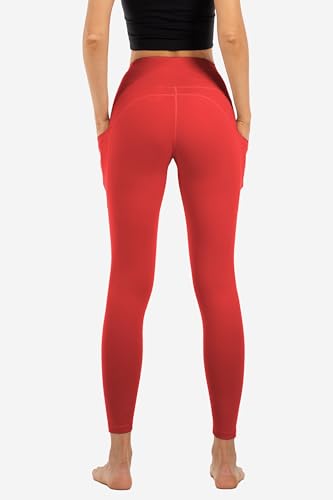 Butt Lifting High Waist Leggings for Women Buttery Soft Yoga Pants with Pockets Moisture