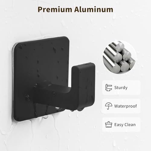 Square Self Adhesive Towel Hooks (4 Count)