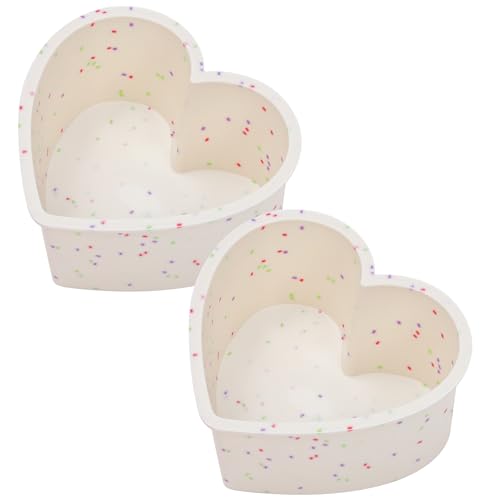 4 Inch Mini Heart Shaped Cake Pans (2 Count)