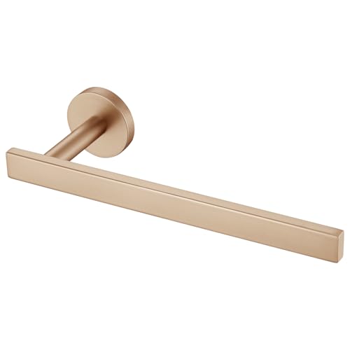 Hand Towel Ring Bathroom Towel Holder Modern Small Bath Towel Bar Wall Mount Champagne Bronze Stainless Steel AN3001CPG