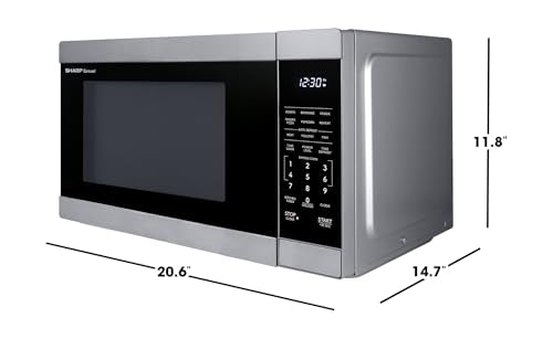 SMC1162KS 1.1 cu. ft. 1000W Stainless Steel Countertop Microwave Oven