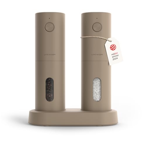 Electric Salt and Pepper Grinder Set