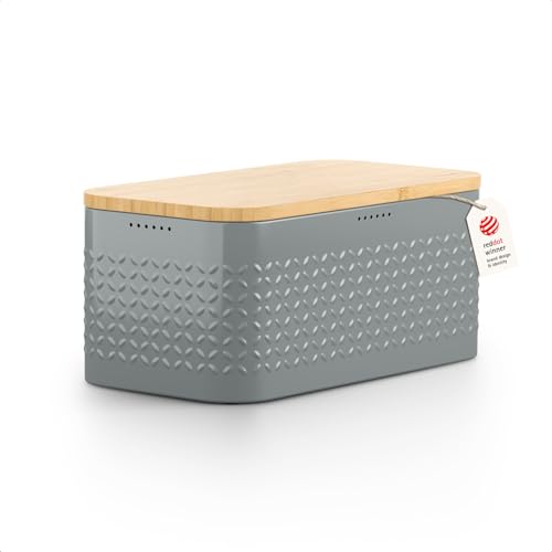 Bread Box I Metal bread box for long lasting freshness with non