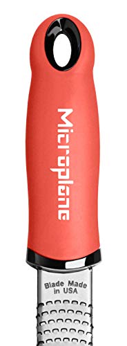 Zester Grater in Coral for Citrus Fruits