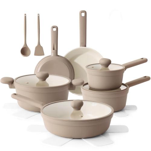 Ceramic Nonstick Pots and Pans Set