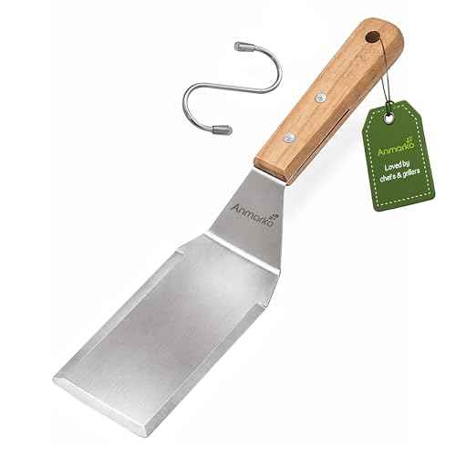 Professional Metal Spatula with Wooden Handle